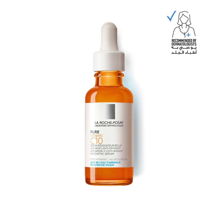 La Roche-Posay 10% Pure Vitamin C Anti Aging Face Serum For Wrinkles