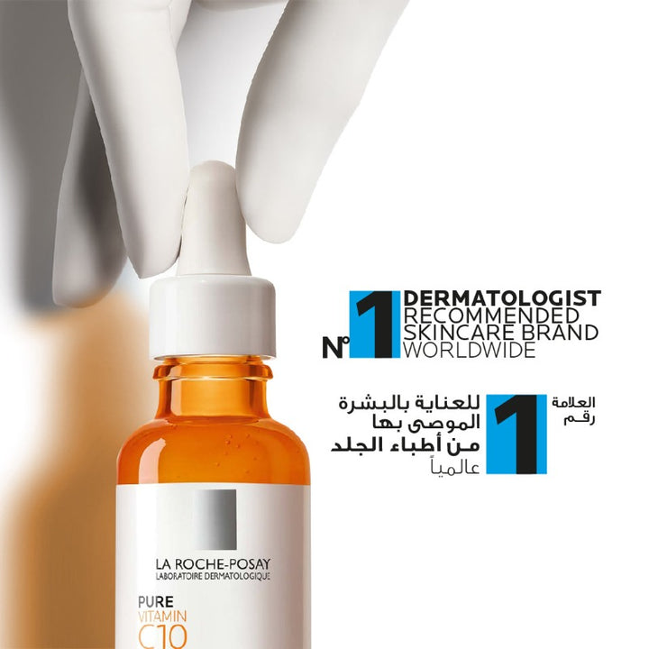 La Roche-Posay 10% Pure Vitamin C Anti Aging Face Serum For Wrinkles