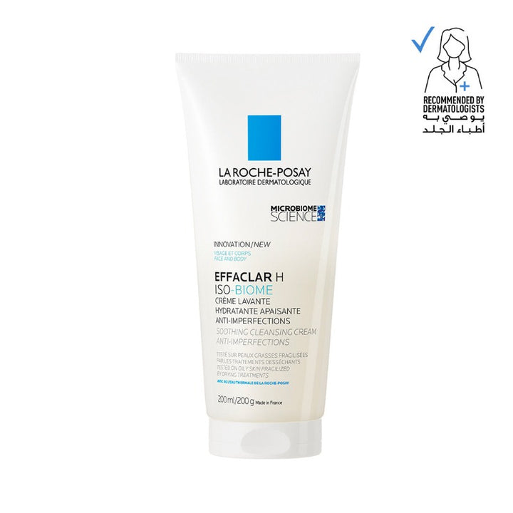 La Roche Posay Effaclar H Isobiome Hydrating Cleansing Cream For Oily, And Acne Prone Skin