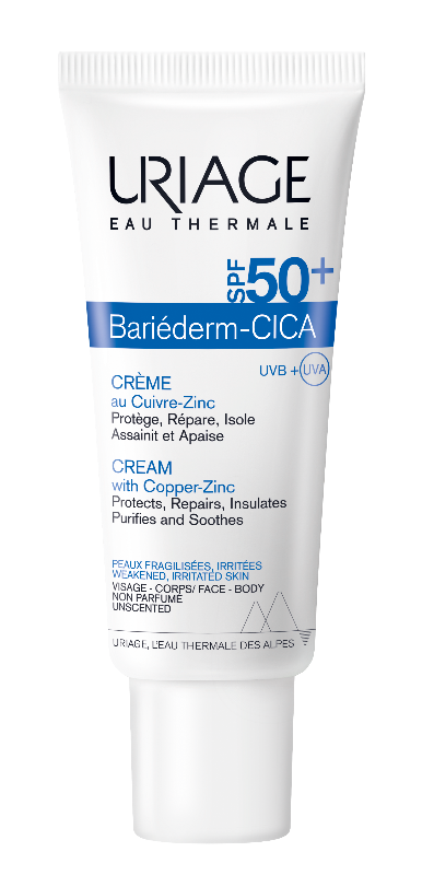 Cica-Cream With Cu-Zn SPF50+