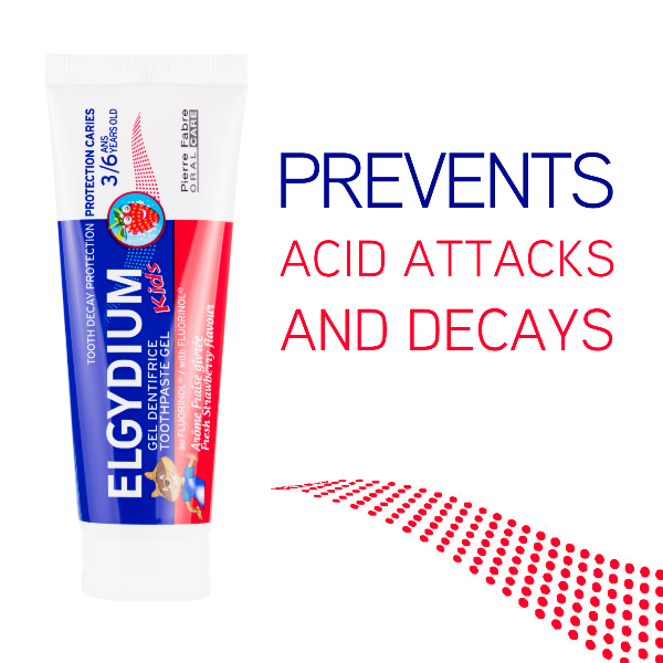 Elgydium Kids Fresh Strawberry Flavour Toothpaste