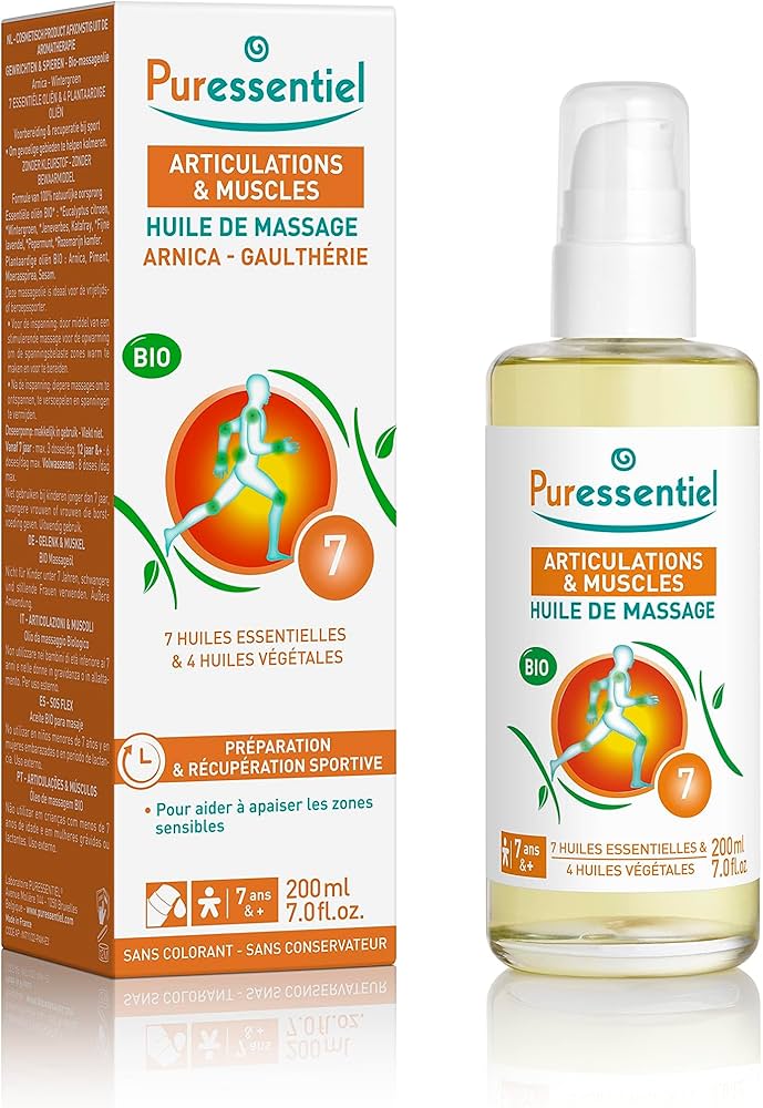 Organicmassage Oil- Muscular Effort - Arnica - Gaultheria