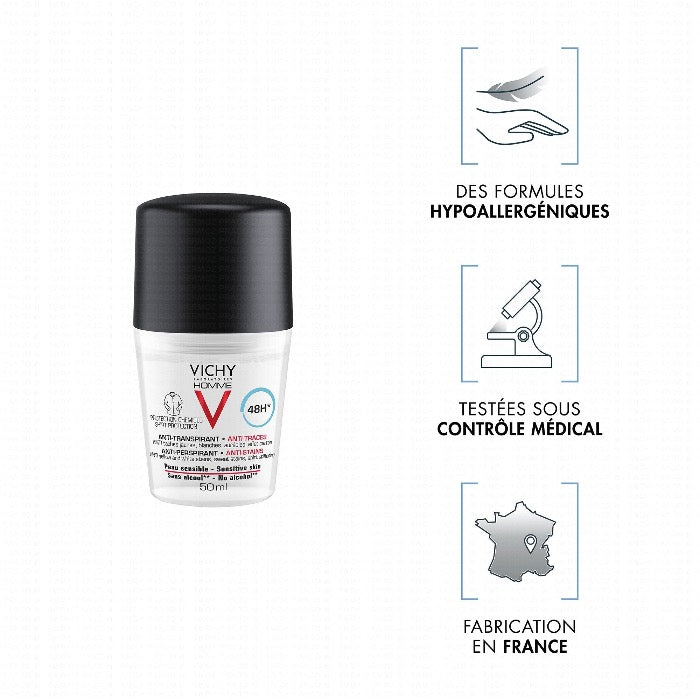 Vichy Homme Anti Stains Deodorant