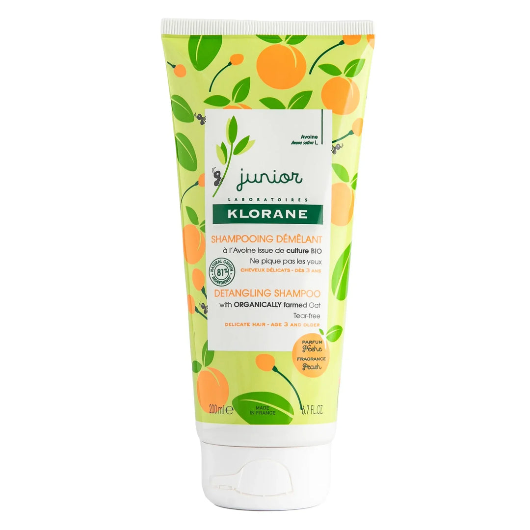 Klorane Junior Detangling Shampoo with Peach Fragrance