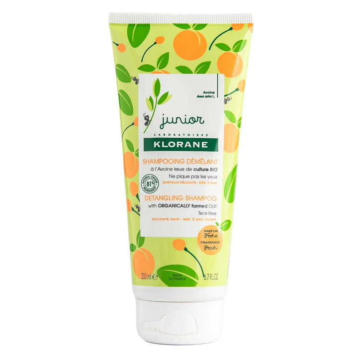 Klorane Junior Detangling Shampoo with Peach Fragrance