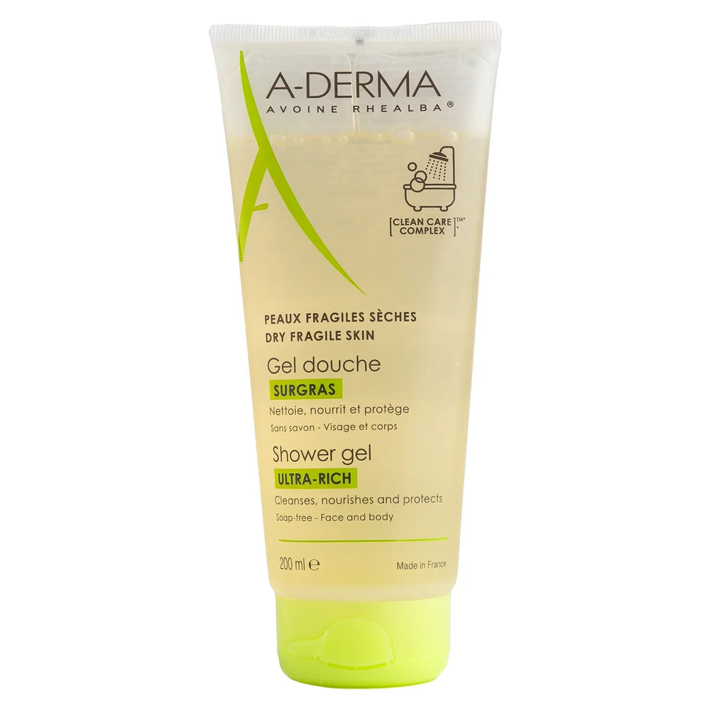 A-derma Superfatted Soap free shower gel 200ML