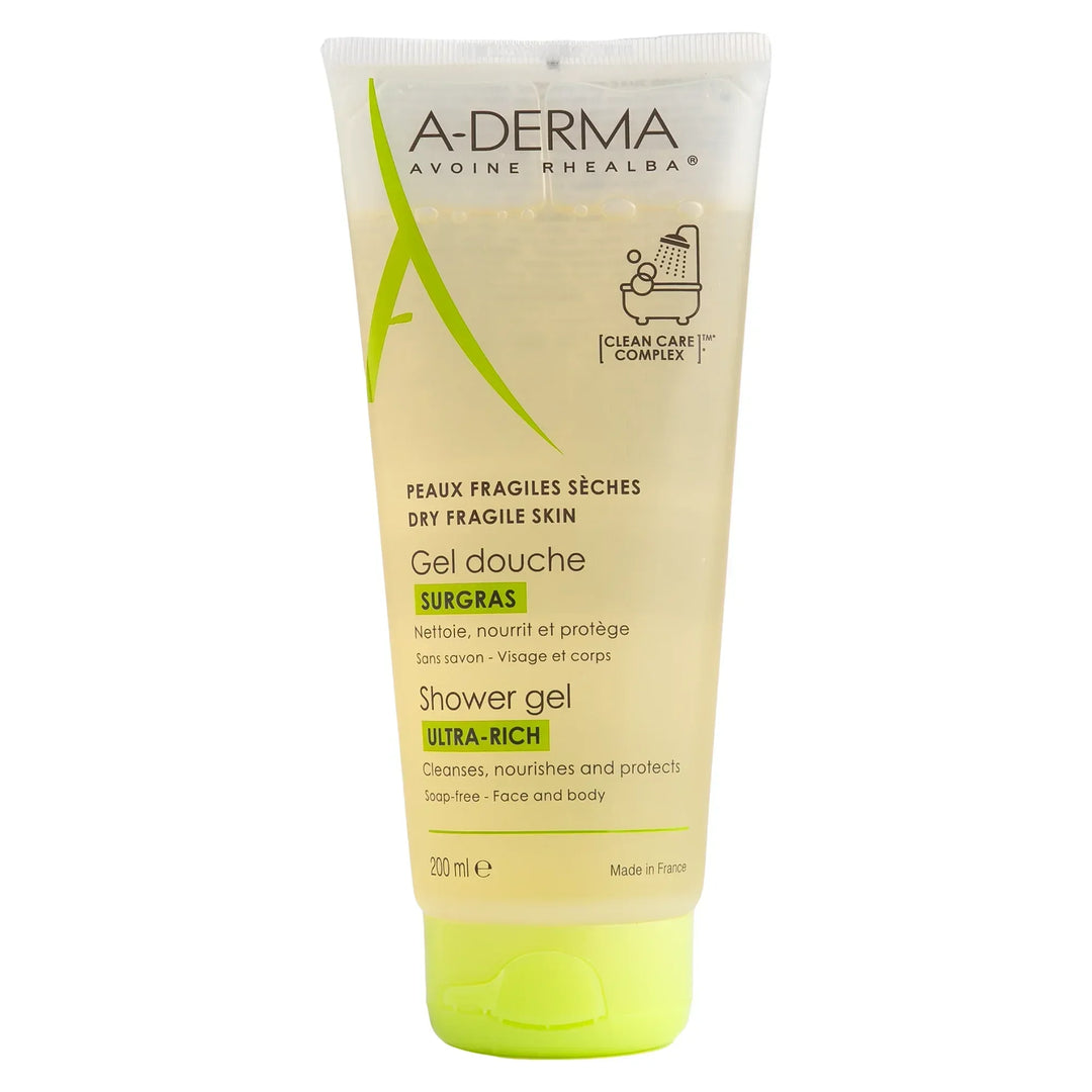 A-derma Superfatted Soap free shower gel 200ML