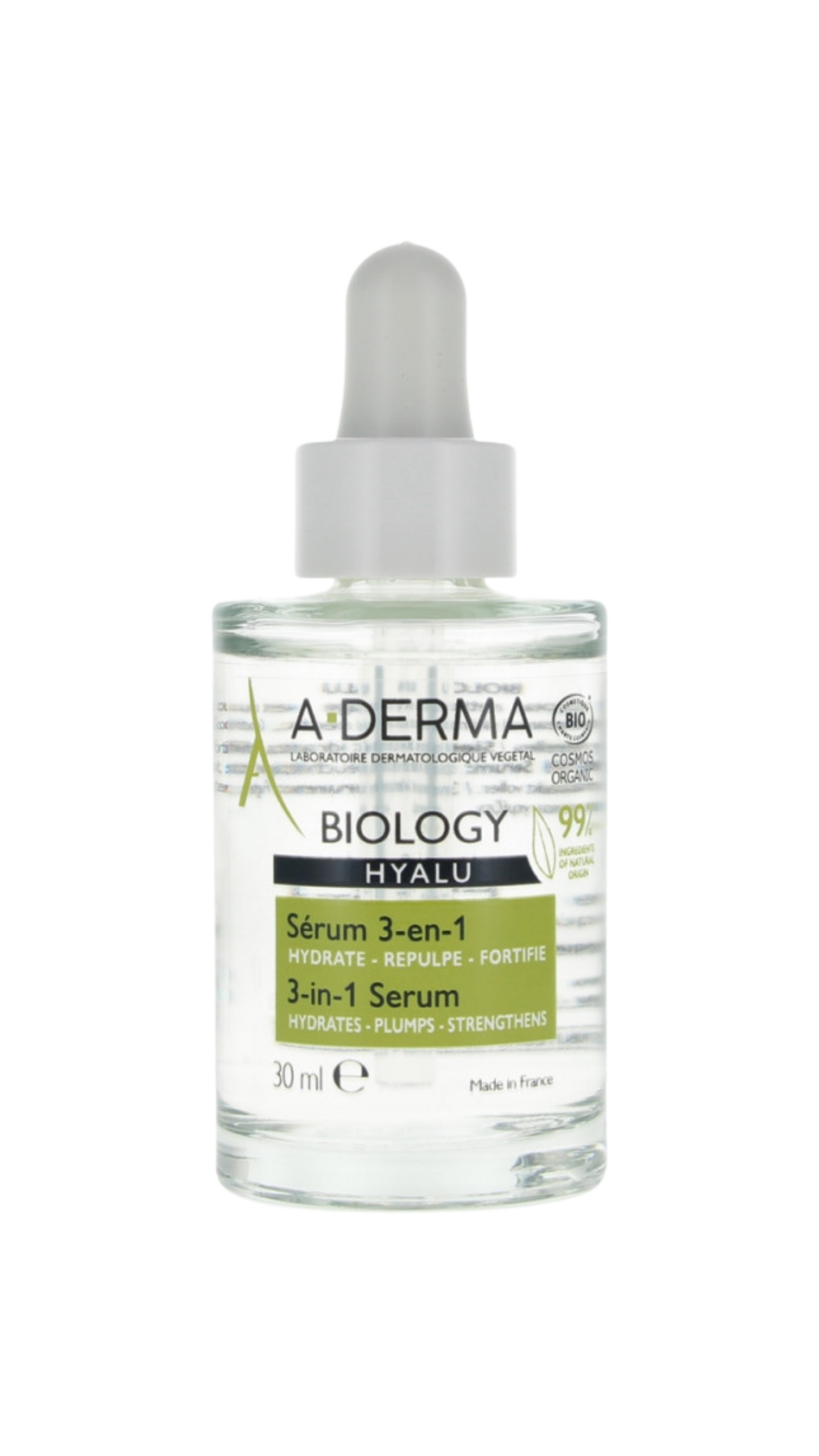A-Derma Biology Hyalu 3 in 1 Serum with Hyaluronic Acid