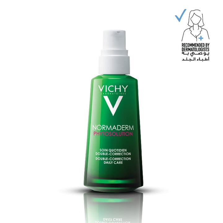 Vichy Normaderm Phytosolution Double Correction Daily Care Moisturiser For Oily & Acne Skin With Salicylic Acid
