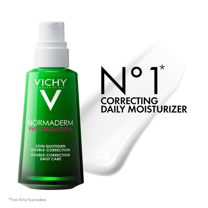 Vichy Normaderm Phytosolution Double Correction Daily Care Moisturiser For Oily & Acne Skin With Salicylic Acid
