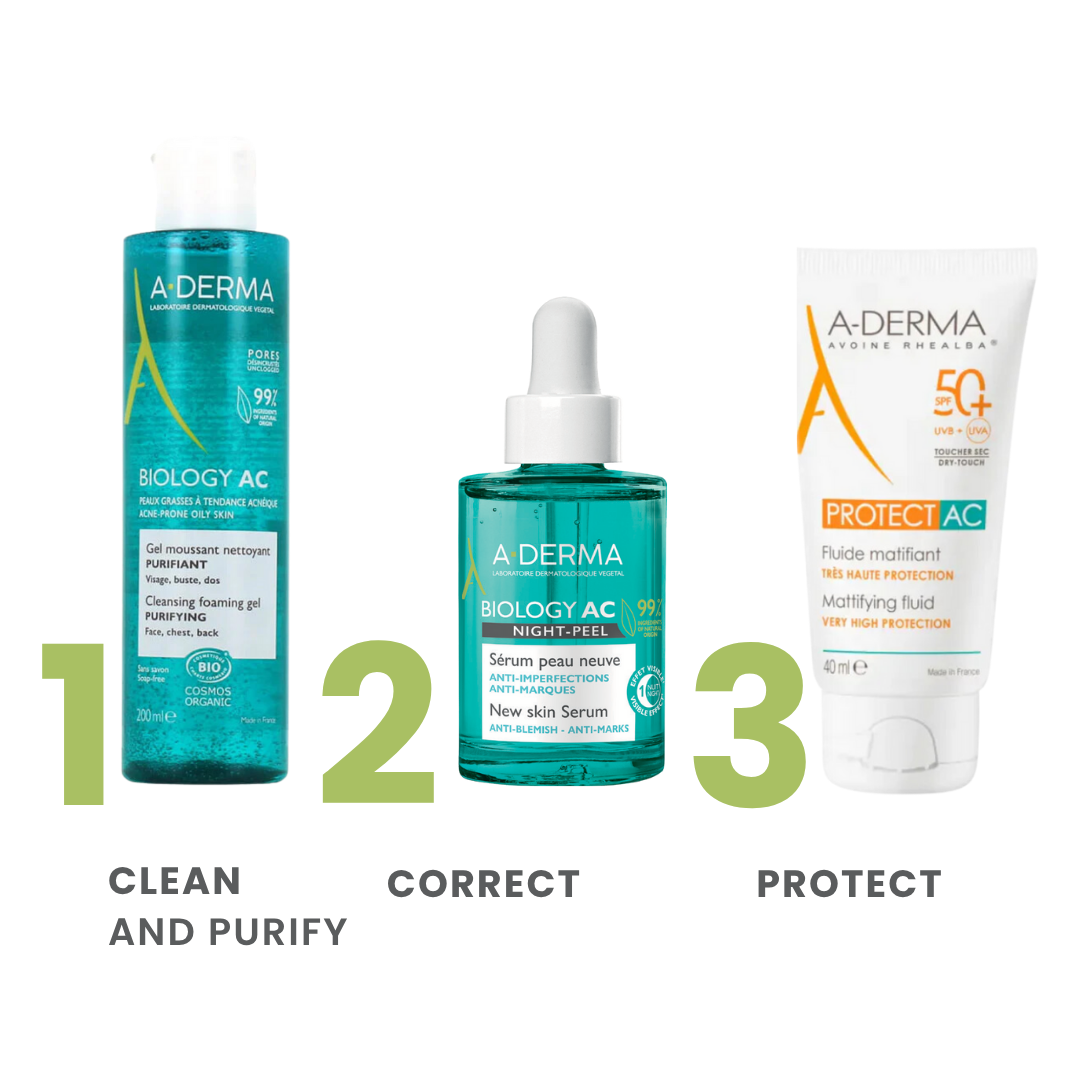 A-Derma Biology AC Night Peel Anti-Blemish Serum – product image 7