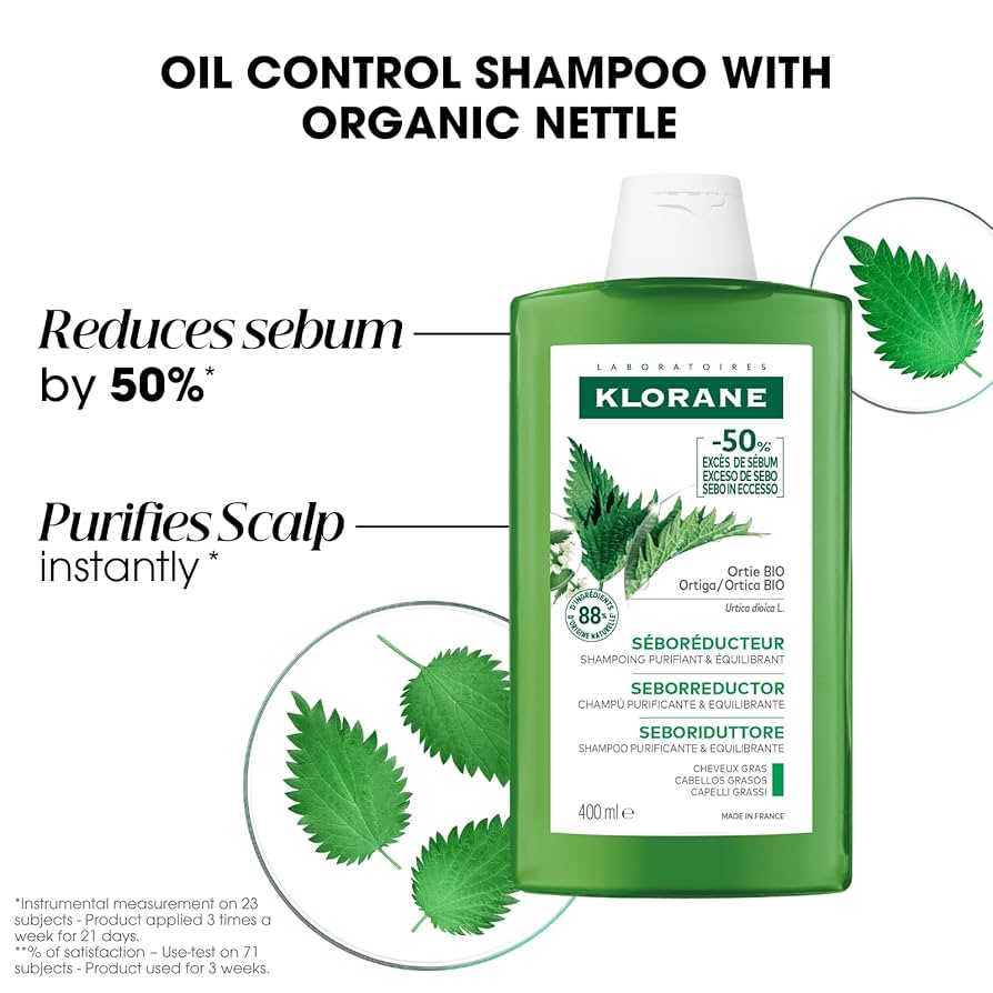 Klorane Organic Nettle Shampoo 200ml