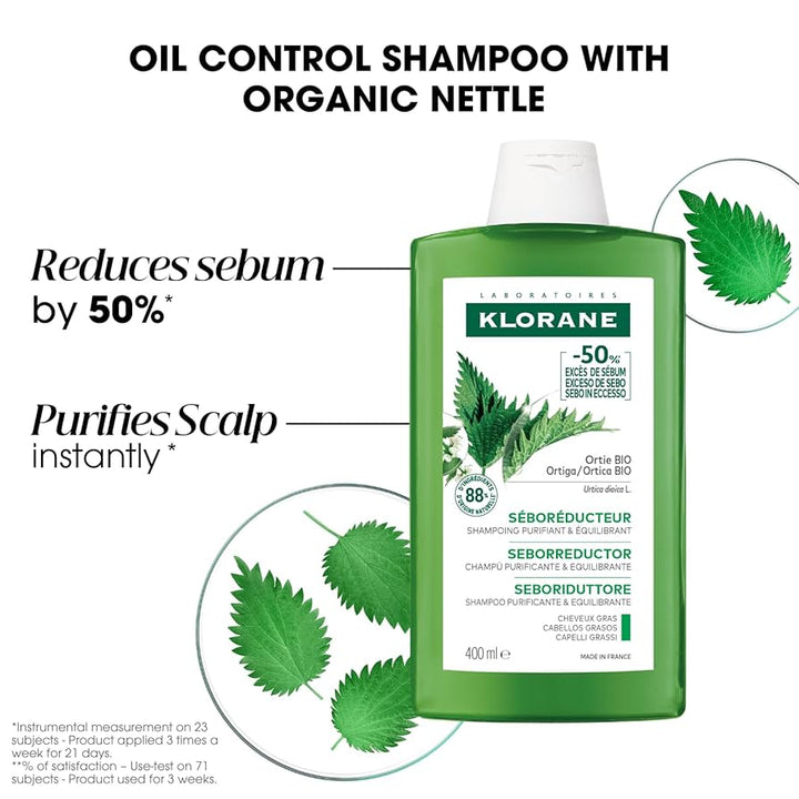 Klorane Organic Nettle Shampoo 200ml