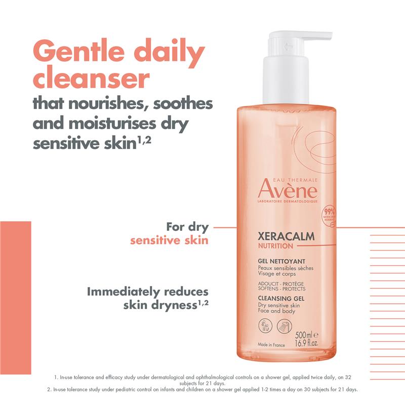Avène XeraCalm Nutrition Cleansing Gel