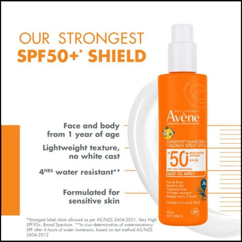 Avène Sunscreen Children Spray SPF 50+