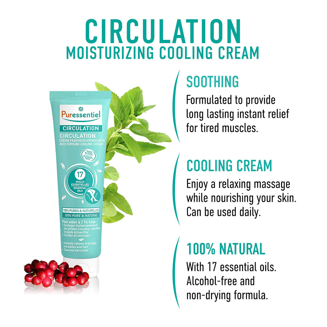 Circulation Moisturizing Freshness Cream With 17 Essential Oils
