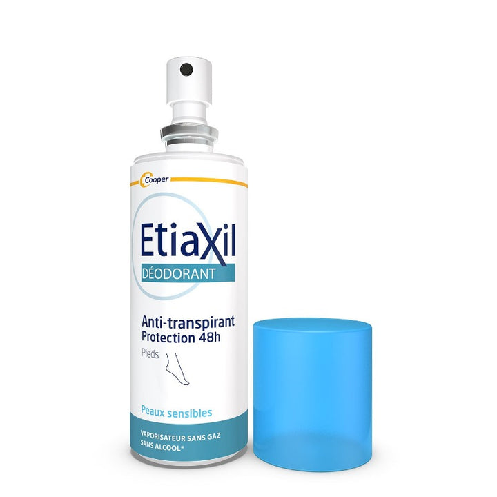 Etiaxil Anti-Transpirant 48H Protection Pieds Spray Sans Gaz