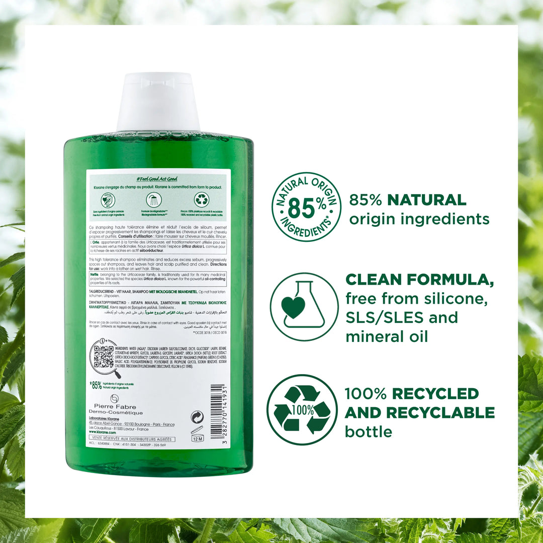 Klorane Organic Nettle Shampoo 200ml