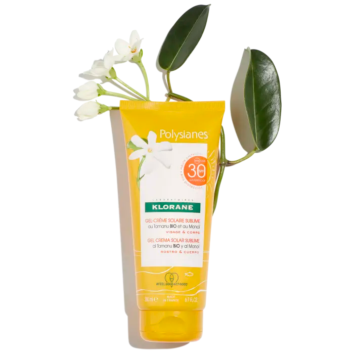 Klorane Sublimating Sun Cream SPF 30 With Organic Tamanu & Monoi Face