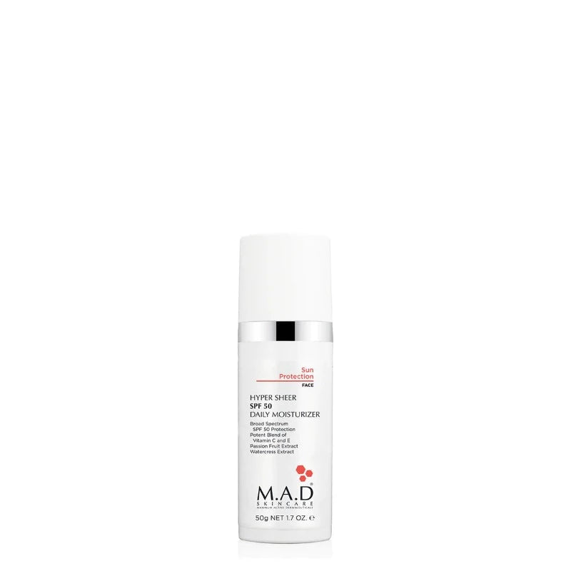 M.A.D Hyper Sheer SPF50 Daily Moisturizer