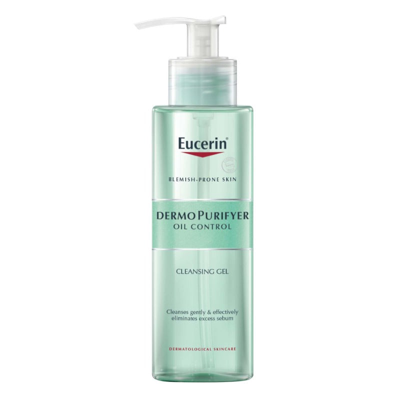 Eucerin Dermopurifyer Cleansing Gel, Acne-Prone Skin, Fragrance-Free, Soap-Free