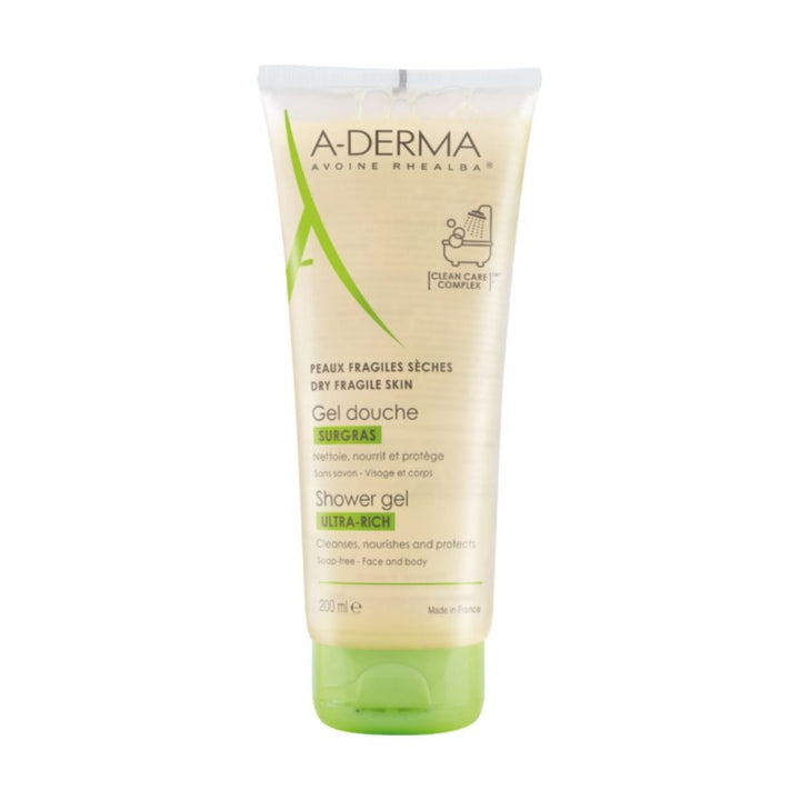 A-derma Superfatted Soap free shower gel 200ML
