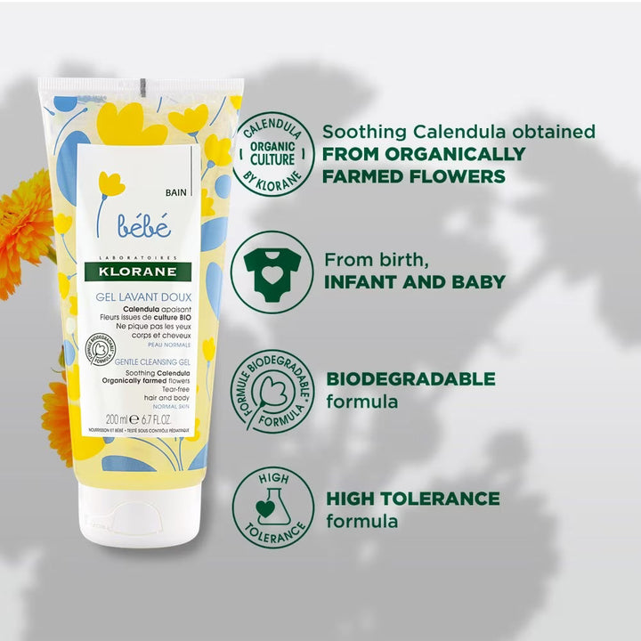 Klorane Baby Gentle Foaming Gel