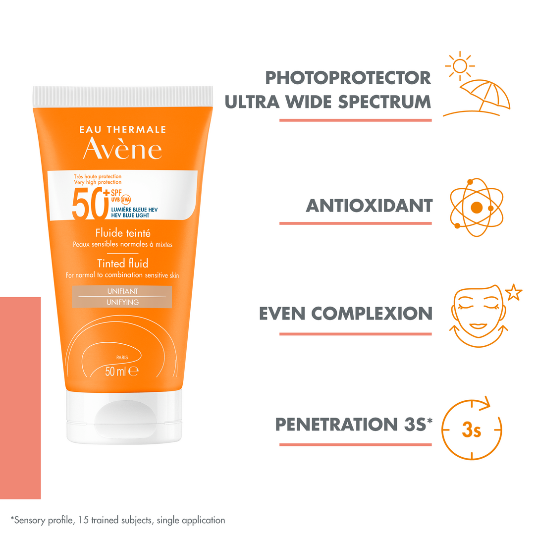 Avène Sunscreen Tinted Fluid SPF 50+