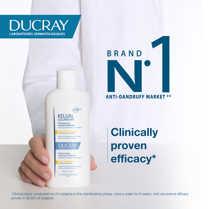 Ducray Kelual squanorm anti-dandruff treatment shampoo - Dry dandruff