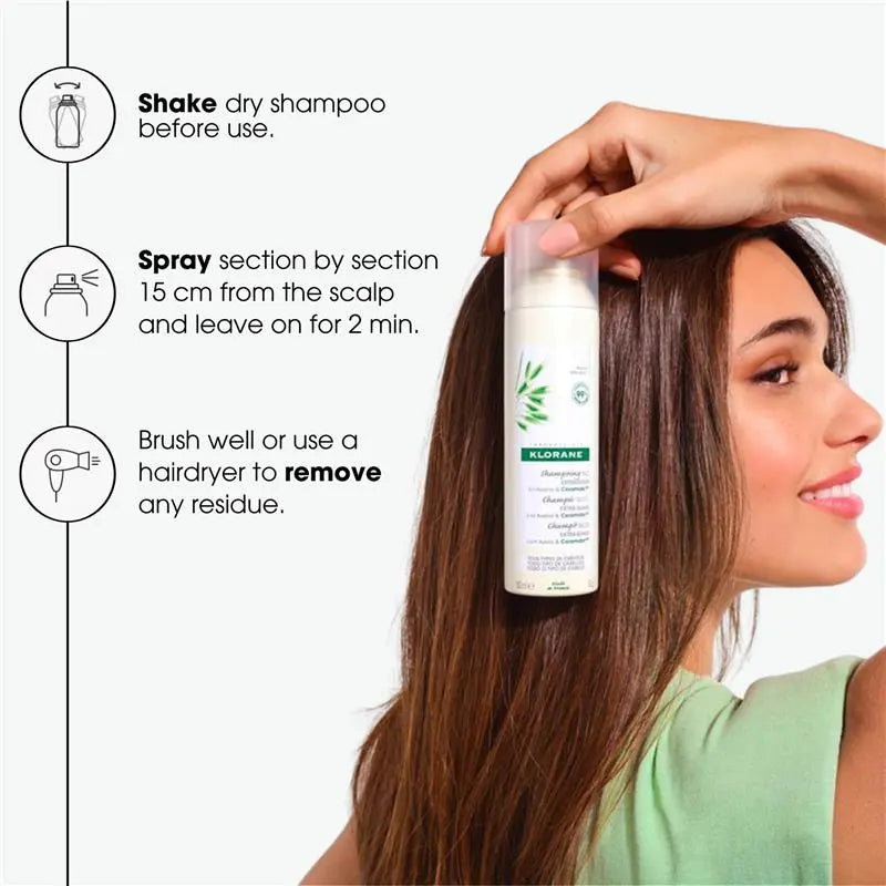 Klorane Tinted Dry Shampoo with Oat and Ceramide