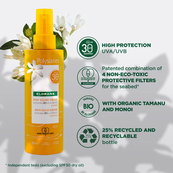Klorane Polysianes Sublime Sun Spray SPF 30