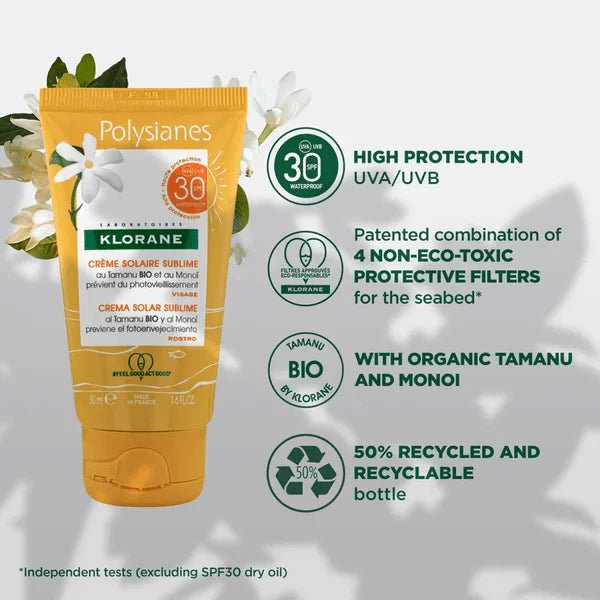 Klorane Polysianes Sublime Sun Gel Cream SPF 30