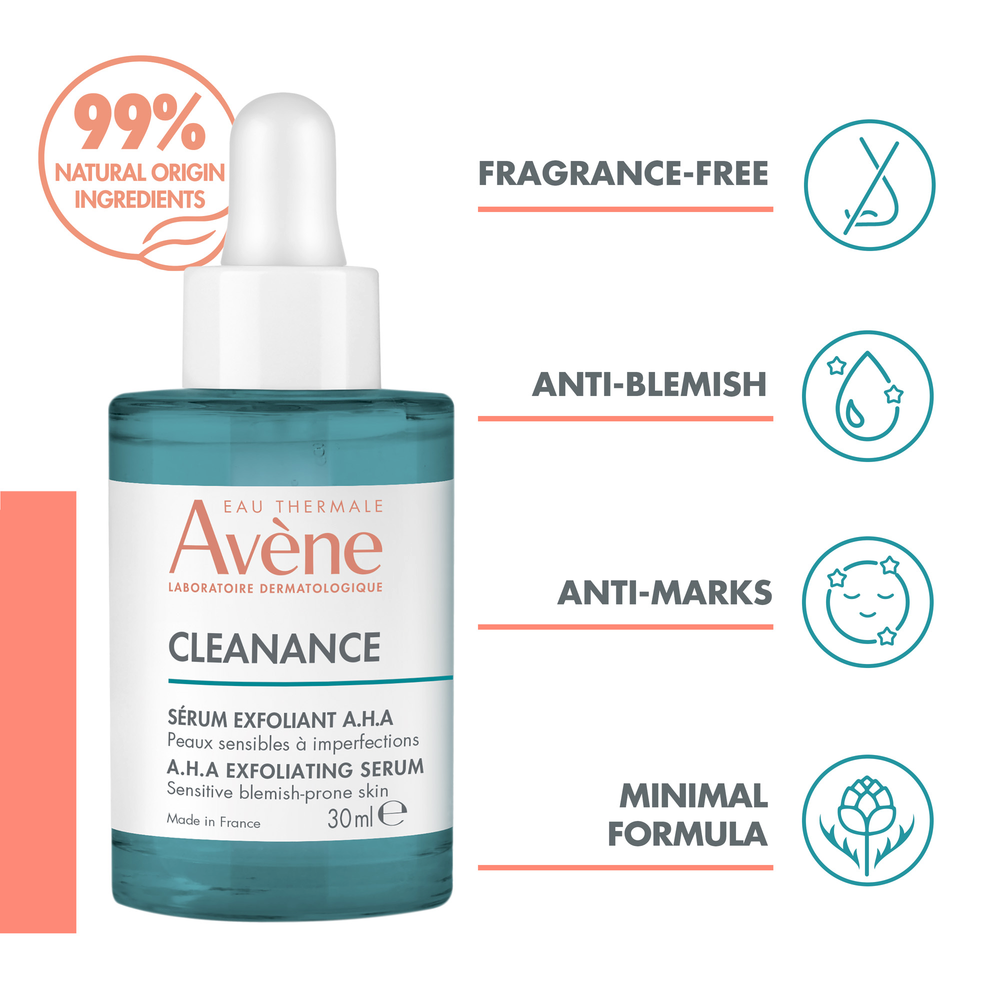 Avène Cleanance AHA Exfoliating Serum