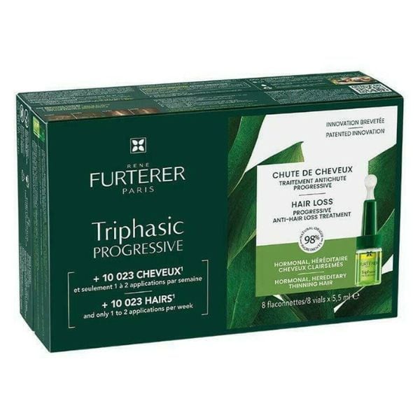 Triphasic Progressive Anti-Hair Loss Treatment - Gradual, Genetic Hair Loss